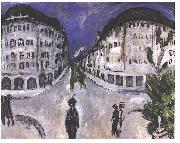 Ernst Ludwig Kirchner Street at Stadtpark SchOneberg oil painting picture wholesale